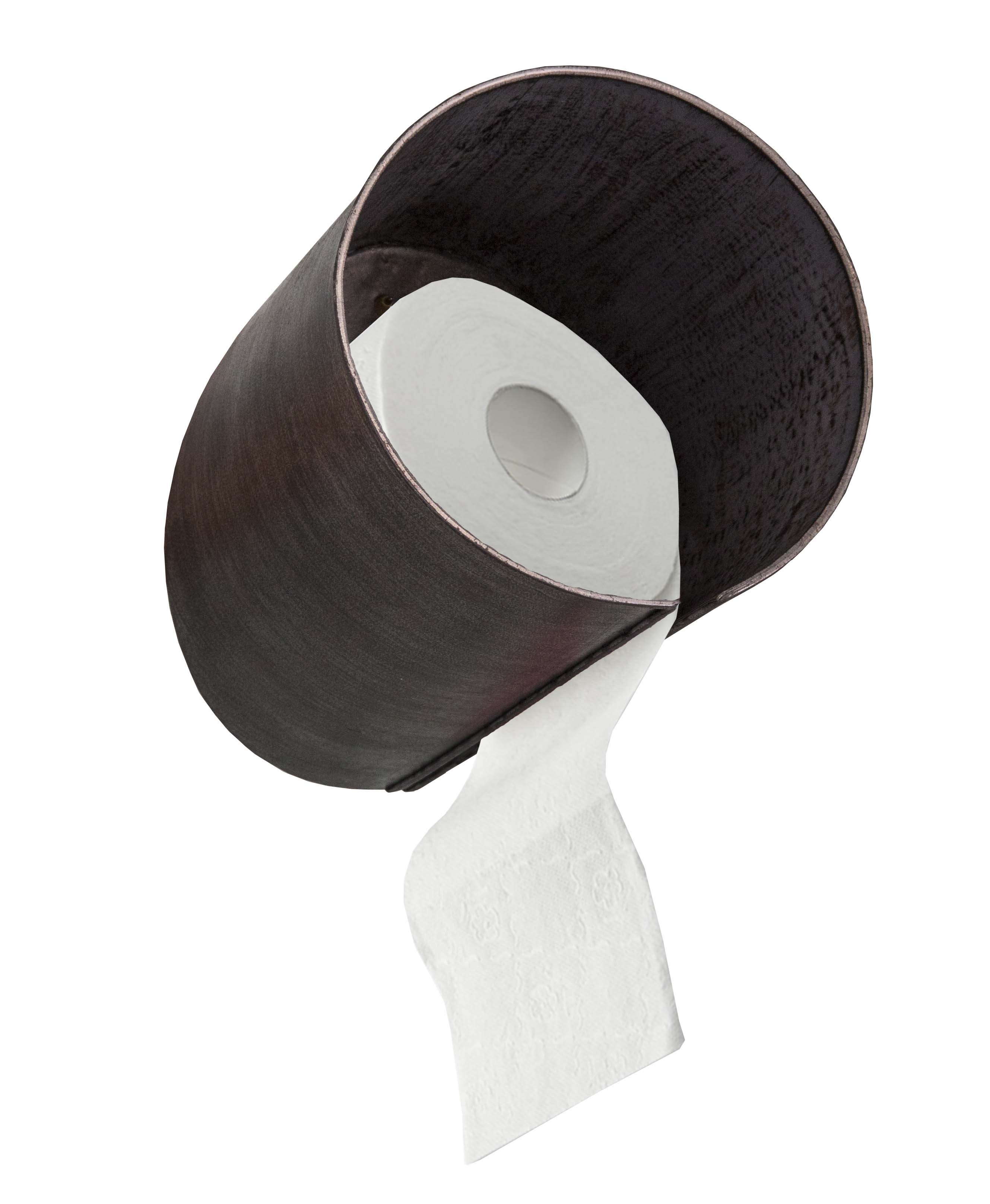 Dérouleur de papier toilette tube pour une déco dans un esprit campagne  cosy et vintage