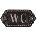 Plaque décorative WC