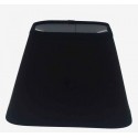 Black Square Cotton Lampshade – 25x14x16 cm with Adjustable Mount